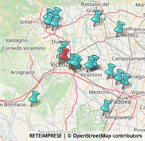 Mappa Via degli Artiglieri, 36040 Torri di Quartesolo VI, Italia (13.828)