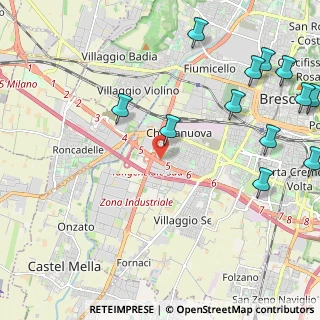 Mappa SP 11 Tangenziale Sud, 25125 Brescia BS, Italia (2.91917)