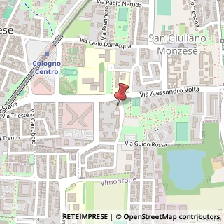 Mappa Via Luigi Galvani, 10, 20093 Cologno Monzese, Milano (Lombardia)