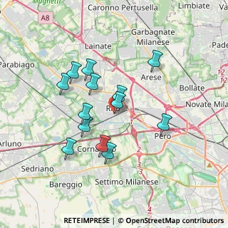 Mappa Viale Filippo Meda, 20016 Rho MI, Italia (3.10308)