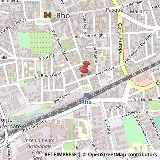Mappa Via G. Puccini, 8, 20017 Rho, Milano (Lombardia)