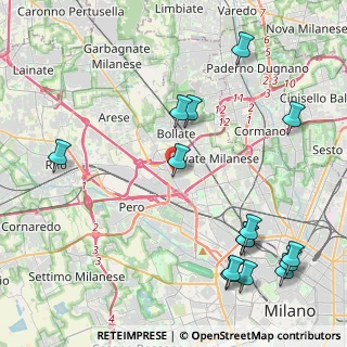 Mappa Via Fabio Filzi, 20021 Baranzate MI, Italia (5.376)