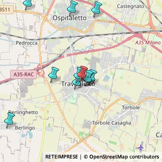 Mappa Via Solferino, 25039 Travagliato BS, Italia (1.82273)