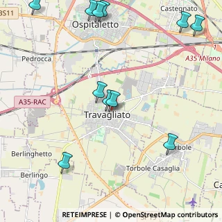 Mappa Via Crocefisso, 25039 Travagliato BS, Italia (2.75273)
