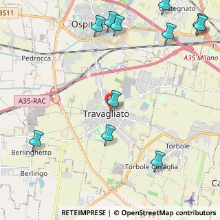 Mappa Via Crocefisso, 25039 Travagliato BS, Italia (3)