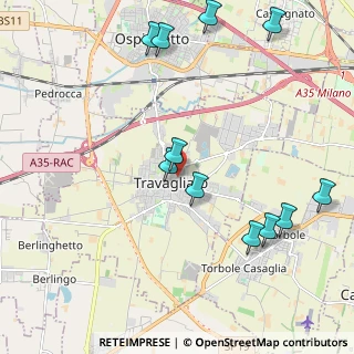 Mappa Via Solferino, 25039 Travagliato BS, Italia (2.39)