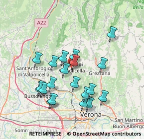 Mappa Via Dell'Artigianato, 37024 Negrar VR, Italia (6.906)