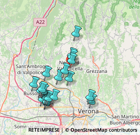 Mappa Str. del Recioto, 37024 Negrar di Valpolicella VR, Italia (7.2905)