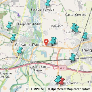 Mappa Sp Ex SS11 Km 175, 24045 Fara Gera d'Adda BG, Italia (2.90286)