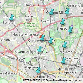 Mappa Via Privata Esculapio, 20161 Milano MI, Italia (2.46455)