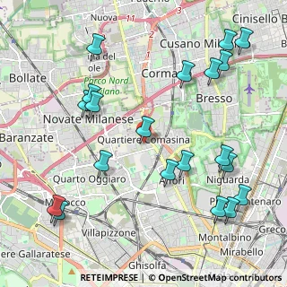 Mappa Via Privata Esculapio, 20161 Milano MI, Italia (2.5345)