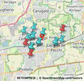 Mappa Via Cesare Pavese, 20063 Cernusco sul Naviglio MI, Italia (1.3275)