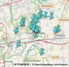 Mappa P.za S. Zeno, 20062 Cassano d'Adda MI, Italia (2.8325)