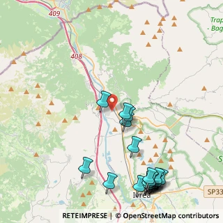 Mappa Via Grange, 10013 Borgofranco d'Ivrea TO, Italia (5.565)