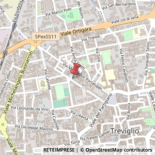 Mappa Via Gioacchino Rossini, 1, 24047 Treviglio, Bergamo (Lombardia)