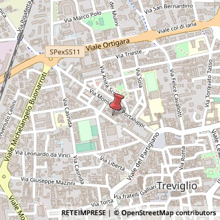 Mappa Via Gioacchino Rossini, 6, 24047 Treviglio, Bergamo (Lombardia)