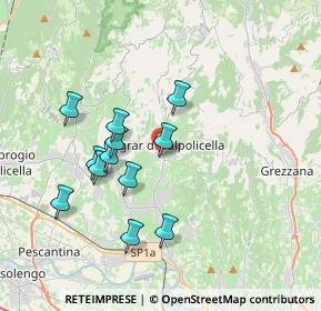 Mappa Via Germania, 37024 Negrar VR, Italia (3.31667)