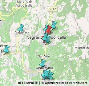 Mappa Via dell'Artigianato, 37024 Negrar di Valpolicella VR, Italia (1.93231)