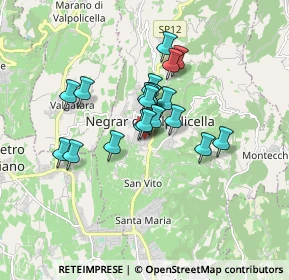 Mappa Via Germania, 37024 Negrar VR, Italia (1.2375)