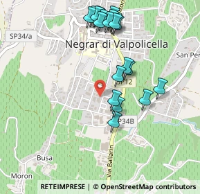 Mappa Via Germania, 37024 Negrar VR, Italia (0.5095)