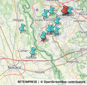 Mappa Via Cascina Gatta, 20029 Turbigo MI, Italia (7.99357)