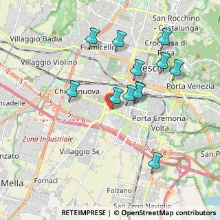 Mappa Via E. Salgari, 25125 Brescia BS, Italia (1.80083)