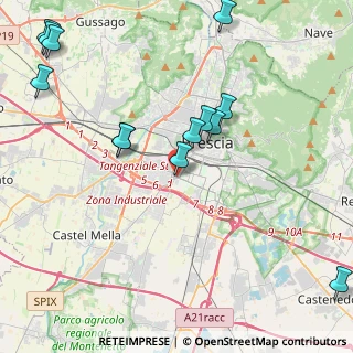 Mappa Via E. Salgari, 25125 Brescia BS, Italia (5.32357)