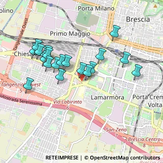 Mappa Via E. Salgari, 25125 Brescia BS, Italia (0.9255)