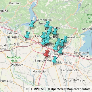 Mappa Via E. Salgari, 25125 Brescia BS, Italia (8.99263)