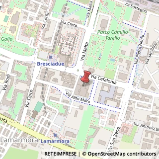 Mappa Via Cefalonia, 70, 25124 Brescia, Brescia (Lombardia)