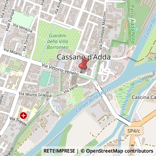 Mappa Via Vittorio Veneto, 24, 20062 Cassano d'Adda, Milano (Lombardia)
