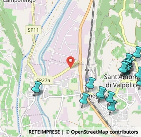 Mappa SP 33a, 37015 Sant'Ambrogio di Valpolicella VR (1.444)