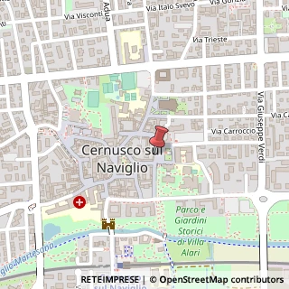 Mappa Piazza Unità d'Italia, 13, 20063 Cernusco sul Naviglio, Milano (Lombardia)