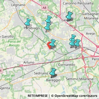 Mappa Via Giuseppe Mazzini, 20010 Vanzago MI, Italia (4.26917)