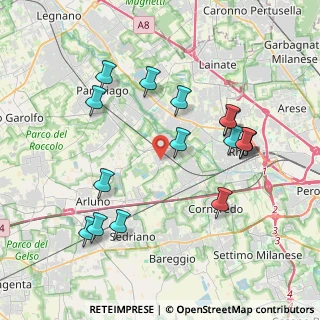 Mappa Via Giuseppe Mazzini, 20010 Vanzago MI, Italia (4.0775)