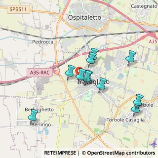 Mappa Via Santa Maria dei Campi, 25039 Travagliato BS, Italia (1.68545)