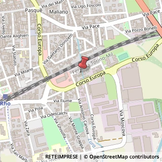 Mappa Via Enrico Toti, 22, 20017 Rho, Milano (Lombardia)