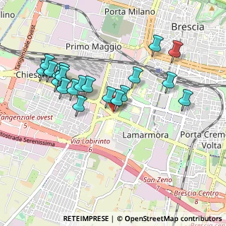 Mappa Via Ischia, 25125 Brescia BS, Italia (0.9495)