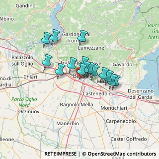 Mappa Via Ischia, 25125 Brescia BS, Italia (9.844)