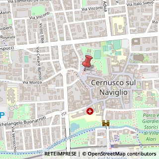 Mappa Piazza Vecchia Filanda, 1, 20063 Cernusco sul Naviglio, Milano (Lombardia)