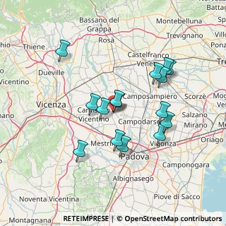 Mappa Via James Watt, 35016 Piazzola sul Brenta PD, Italia (12.87667)