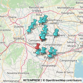 Mappa Via James Watt, 35016 Piazzola sul Brenta PD, Italia (10.5095)