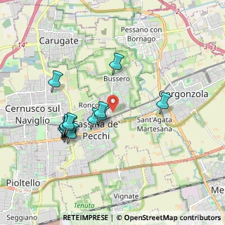 Mappa Via Luigi Einaudi, 20060 Cassina De' Pecchi MI, Italia (1.84941)