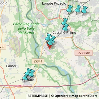 Mappa Via Filippo Corridoni, 20029 Turbigo MI, Italia (4.78273)