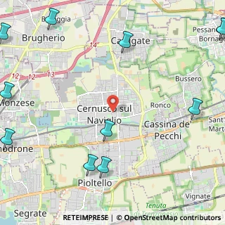 Mappa Via Guglielmo Marconi, 20063 Cernusco sul Naviglio MI, Italia (3.54727)