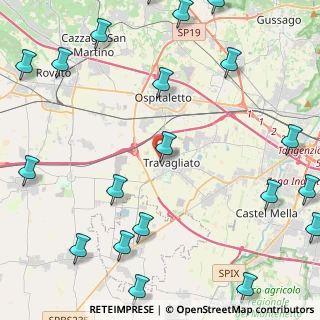 Mappa Via Filippo Lippi, 25039 Travagliato BS, Italia (6.5635)