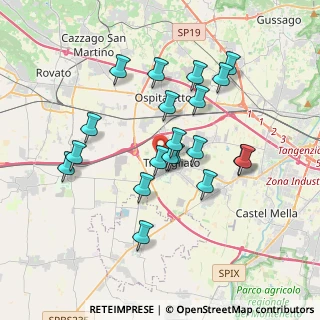 Mappa Via Filippo Lippi, 25039 Travagliato BS, Italia (3.299)