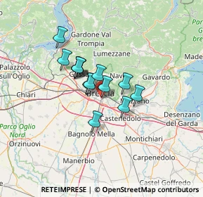 Mappa Via Alessandro Mantice, 25124 Brescia BS, Italia (8.91571)