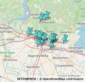 Mappa Via Alessandro Mantice, 25124 Brescia BS, Italia (7.89846)