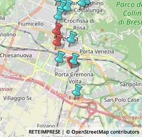 Mappa Via Alessandro Mantice, 25124 Brescia BS, Italia (2.35857)